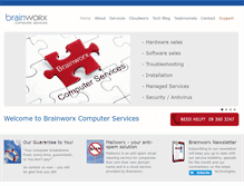Tablet Screenshot of brainworx.co.nz
